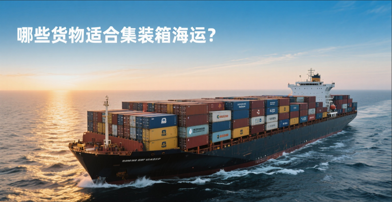 哪些货物适合集装箱海运？